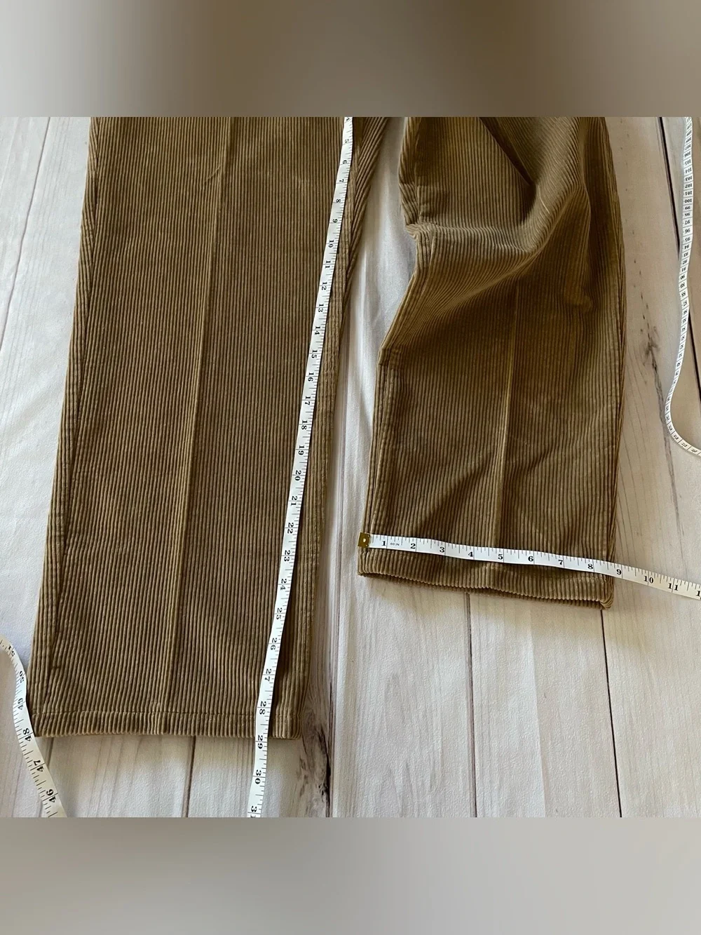 Savane Corduroy Pants Men’s 34x32 Brown Pecan Straight Relaxed Casual Preppy